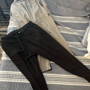 2 Spyder Jogger pants Black and grey